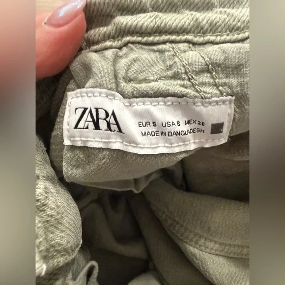 Zara Women’s Green Jogger Style Pants - Picture 5 of 5